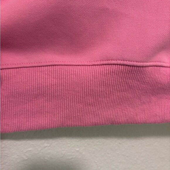 Aelfric Eden Oversized Pink Hoodie with Red Star Design Medium Streetwear - Picture 6 of 8